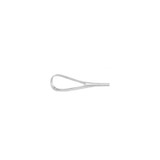 Medgyn - 030653 - Uterine Curette Sims 11 Inch Length Hollow Handle With Grooves Size 1 Tip Sharp Teardrop Loop