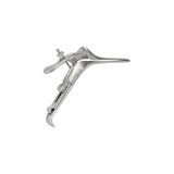 Medgyn - 030942 - Vaginal Speculum Pederson Nonsterile Surgical Grade Stainless Steel X - Narrow Right Side Open Reusable Without Light Source Capability