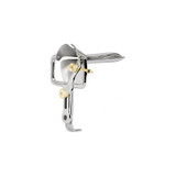 Medgyn - 030980 - Vaginal Speculum Graves Nonsterile Surgical Grade Stainless Steel X - Long 70 Mm Yoke Opening Reusable Without Light Source Capability