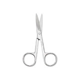 Medline - Centurion - 65145 - Scissors 4 - 1/2 Inch Length Floor Grade Stainless Steel Sterile Finger Ring Handle Straight Sharp Tip /