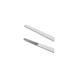 Medline - Centurion - 66755 - Dressing Forceps 6 Inch Length Floor Grade Stainless Steel Sterile Nonlocking Thumb Handle Straight Serrated Tips