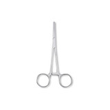 Medline - Centurion - Tri66740 - Hemostatic Forceps Rochester - Pean 6 - 1/4 Inch Length Floor Grade Stainless Steel Sterile Ratchet Lock Finger Ring Handle Straight Serrated Tips