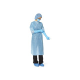 Medline - Cri5000 - Polyethylene Thumb Loop Style Isolation Gowns,Regular