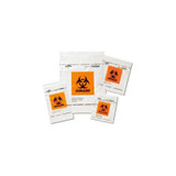 Medline - Dynd30261 - Specimen Transport Bag With Document Pouch 6 X 9 Inch Zip Closure Biohazard Symbol / Storage Instructions Nonsterile