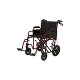 Medline - Mds80822B - Bariatric Transport Chair,Hammertone,F: 8 R: 12