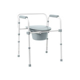 Medline - Mds89664 - Steel Bedside Commode