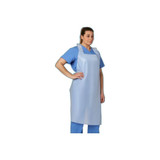 Medline - Non24274 - Industries Protective Poly Disposable Apron 28" X 46", White, Medium Weight, Pullover, Latex - Free