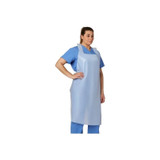 Medline - Non24274w - General Purpose Apron Pullover Style White Disposable