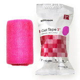 Mckesson - 115-3X - Cast Tape 3 Inch X 12 Foot Fiberglass Pink