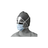 Medline - Prohibit X-Tra - Non27405 - Surgical Mask With Eye Shield Anti - Fog Foam Pleated Tie Closure One Size Fits Most Blue Nonsterile Astm Level 1 Adult