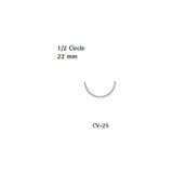Medtronic - Caprosyn - Uc-403 - Mitg - Absorbable Suture With Needle Polyester Cv - 25 1/2 Circle Taper Point Size 4 - 0 Monofilament