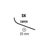 Medtronic - Polysorb - Elw-50 - Mitg - Absorbable Suture With Needle Polyester Sk Ski Taper Point Size 0 Braided