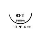 Medtronic - Sofsilk - Cs-490 - Cs490 - Suture, 2/0 30 Blk Gs - 11