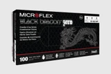 Microflex - Black Dragon Zero - Bd-1002-Npf - Exam Glove Medium Nonsterile Nitrile Standard Cuff Length Textured Fingertips Not Rated