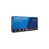 Microflex - Safegrip - Sg-375-M - Exam Glove Medium Nonsterile Latex Extended Cuff Length Textured Fingertips Blue Chemo Tested