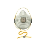 Moldex-Metric - Airwave - 4700N100 - Particulate Respirator Mask Industrial N100 With Valve Cup Elastic Strap Medium / Large White Nonsterile Not Rated Adult