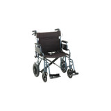 Nova Ortho-Med - 332b - Lightweight Transport Chai R W/ Hand Brakes, Sw Foot