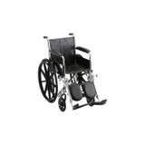 Nova Ortho-Med - 5200Se - Wheelchair - 20In With Detachable Desk Arm & Elevating Leg Rests