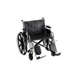Nova Ortho-Med - 5240Se - Wheelchair - 24In Standard With Detachable Desk Arm & Elevating Leg Rests