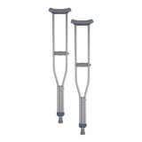 Nova Ortho-Med - 7200 - Crutch Alum Pushbutton - Tall (5Ft.10In - 6Ft.4In.)