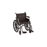 Nova Ortho-Med - 7200L - Wheelchair - 20In Lightweight With Flip Back Desk Arm & Swing Away Footrest