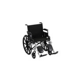 Nova Ortho-Med - 7200Le - Wheelchair - 20In Lightweight With Flip Back Desk Arm & Elevating Leg Rests