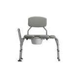 Nova Ortho-Med - 9073 - Padded Transfer Bench/Commode With Detachable Back