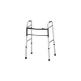 Nova Ortho-Med - Medical Walkers - 4090dw5 - Adult Folding Walker With Fixed Wheels 300lb Cap