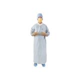 O&M Halyard - Aero Chrome - 44673 - Gown, Surg Aami 4 Str Slvr Lg
