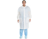 O&M Halyard - Basic American Medical - 10121 - Coat, Lab Wht Med