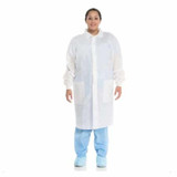 O&M Halyard - Basic American Medical - 10124 - Coat, Lab Wht 2Xlg