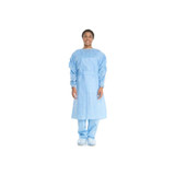 O&M Halyard - Tri-Layer - 69987 - Gown, Cover Blu Xlg