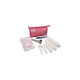 Owen Mumford - Sm2100 - Amielle Vaginal Dilators With Four Sizes 9,11,14,16 Includes Handle, Lubricating Jelly, Brush And Carrying Bag, Latex Free Rigid Plastic
