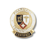 Prestige Medical - 1037 - Cloisonn&Eacute; Emblem Pins - Certified Pharmacy Technician