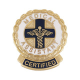 Prestige Medical - 1074 - Cloisonn&Eacute; Emblem Pins - Certified Assistant (Wreath)