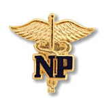 Prestige Medical - 2021 - Cloisonn&Eacute; Emblem Pins - Nurse Practitioner (Caduceus)