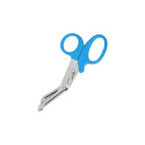 Prestige Medical - 870-Gbl - Utility Scissors Nurse 5 - 1/2 Inch Length Stainless Steel / Plastic Finger Ring Handle Angled Blunt Tip