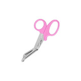 Prestige Medical - 870-Hpk - Utility Scissors Nurse 5 - 1/2 Inch Length Stainless Steel / Plastic Finger Ring Handle Angled Blunt Tip