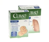Medline - Comfort Cloth - Non25650 - Adhesive Strip 3/4 X 3 Inch Fabric Rectangle Tan Sterile