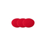Rj Schinner - Performance Plus - Pred19 - Co - Hard Floor Buffing Pad 19 Inch Diameter Red Polyester Fiber