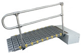 Roll-A-Ramp - 4040-5L1 - 5" Handrail W/ Single Loop - 7"