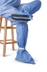 Medline - Non27348Pxl - Boot Cover X - Large Knee High Nonskid Sole Blue Nonsterile