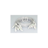 Sage Services Group - L02-B10-Msu - Leadwire Set 4Mm Dia X 4 Foot, Gray, Tpu Jacket, 10 - Leads, Adult/Pediatric Use, Twin Pin, Straight, Individual - Leads Distal Connector, Aha Color Coded, Without Adapters Proximal Shielded For Ge Mac Series 11