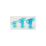 Salter Labs - 002058 - Airlife Valved Tee Adapter 15Mm I.D X O.D With Spring Loaded Valve Cap