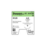 Surgical Specialties - A1612N - Suture, Nylon Sharpoint + Blk 4 - 0 3/8" Cir 13Mm 9"