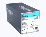 Surgical Specialties - D424N - Suture, Sharpoint Silk 0 Blk Br 75Cm Ct - 1 Taper Point