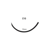 Surgical Specialties - Look - 772B - Nonabsorbable Suture With Needle Silk C - 10 3/8 Circle Reverse Cutting Size 0 Braided