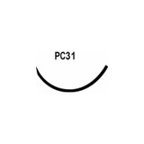 Surgical Specialties - Polysyn - 495B - Absorbable Suture With Needle Polyglycolic Acid Pc31 3/8 Circle Precision Reverse Cutting Size 5 - 0 Braided