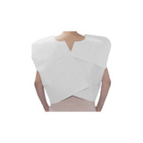 Tidi Products - 910315 - Cape, Exam 3Ply F/B Opn Wht 30X21