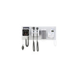 Welch Allyn - Green Series - 777-Pm3Was-Us - Wall Transformer Integrated System With Panoptic Plus Led Ophthalmoscope, Macroview Otoscope For Iexaminer, Bp Aneroid, Ear Specula Dispenser, And Suretemp Ther